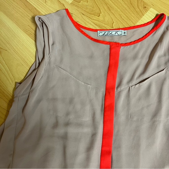 Chloe K Button Down Dusty Rose size M - Picture 6 of 9